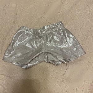 Children’s gymnastics shorts.